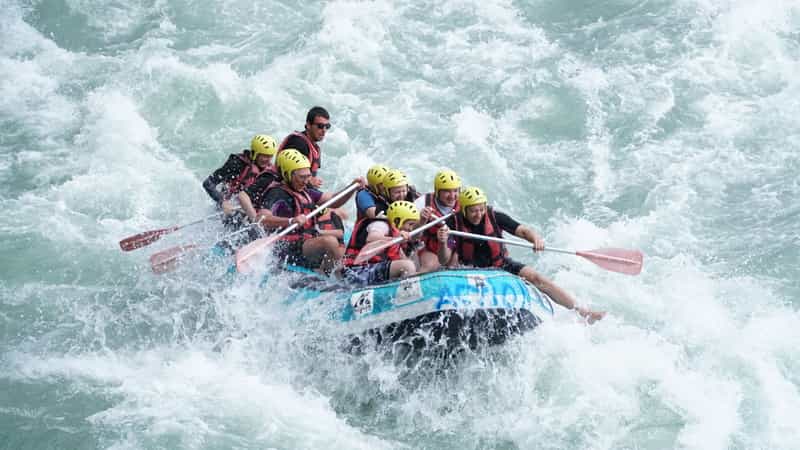 Rafting on the Teesta River