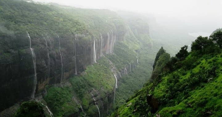 Series of waterfalls on Andharban Trek