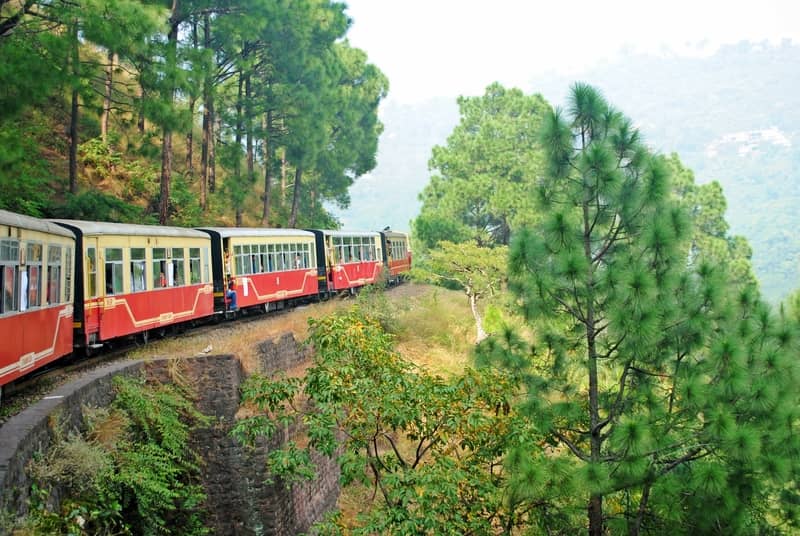 Take the toy train from Shimla to Kalka
