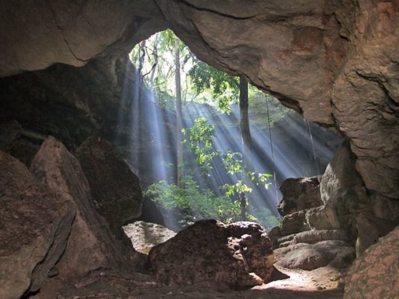 Cave exploration at Siddara Betta