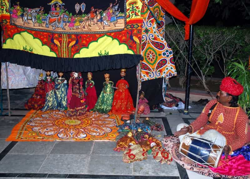 A Puppet show at Chokhi Dhani
