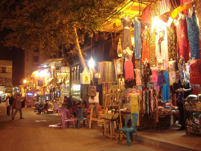 Shops at the Ooty Main Bazaar