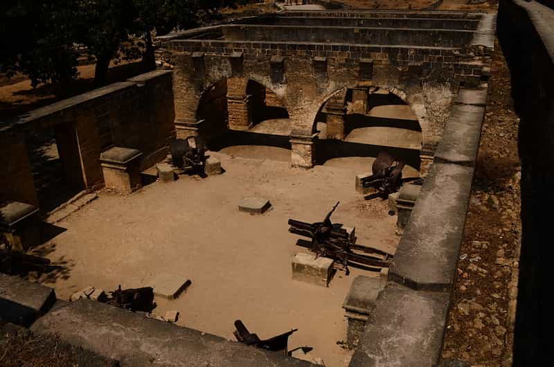 Interior part of Portuguese fort