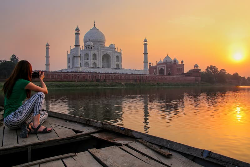 Taj Mahal - The beautiful view