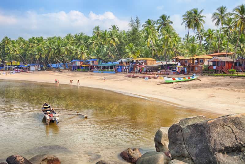 Palolem Beach in South Goa