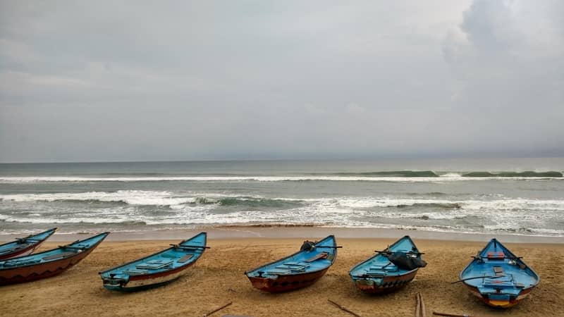 Gopalpur seashore in Odisha