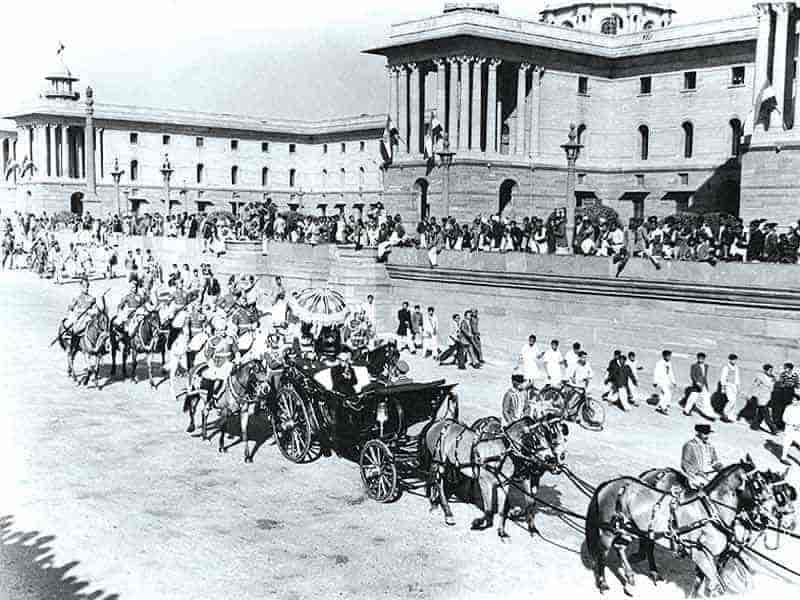 Rrepublic Day Parade in 1950s