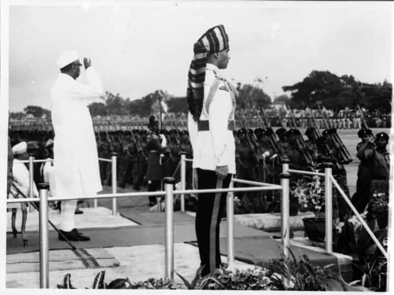 Dr. Rajendra Prasad in First Republic Day Parade