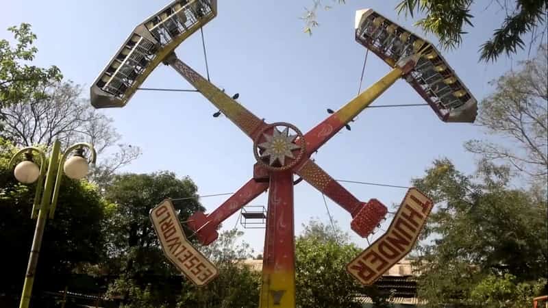 A thrilling ride at Essel World