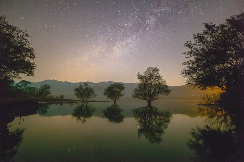 The night sky by Mulshi Lake