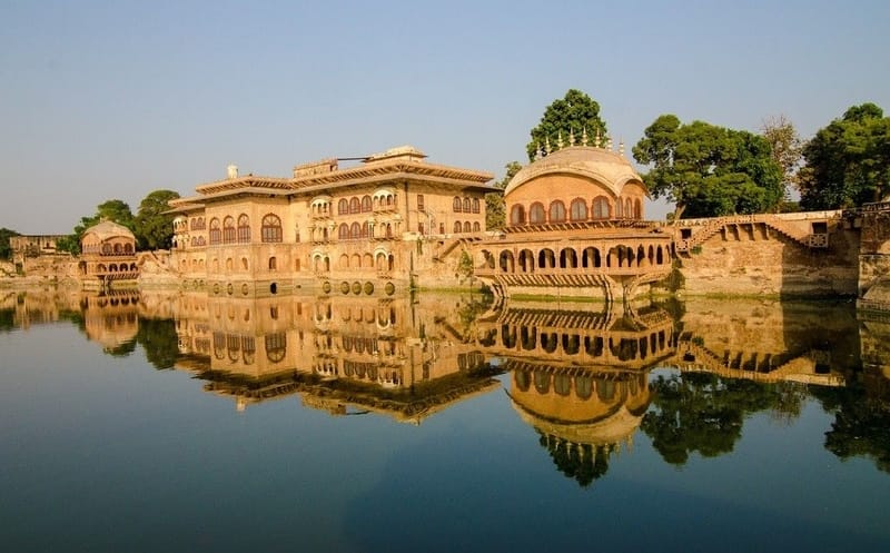 A Lakeside fort at Bharatpur