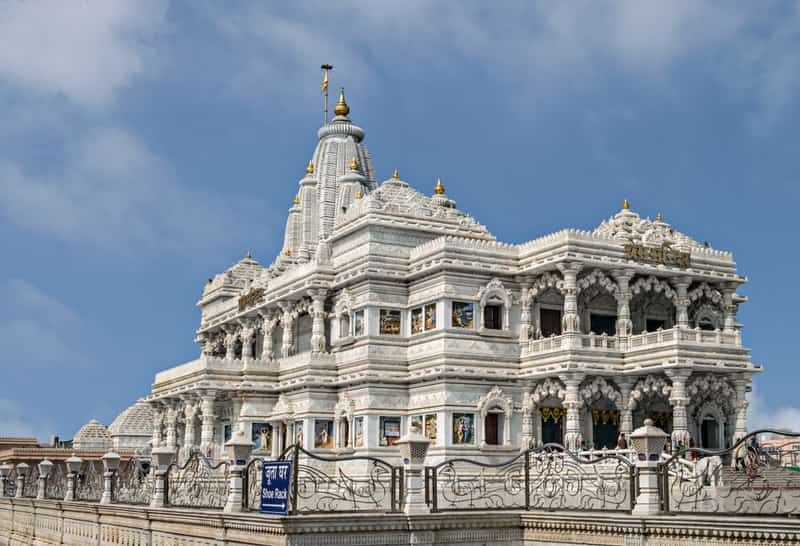 A beautiful temple in Mathura