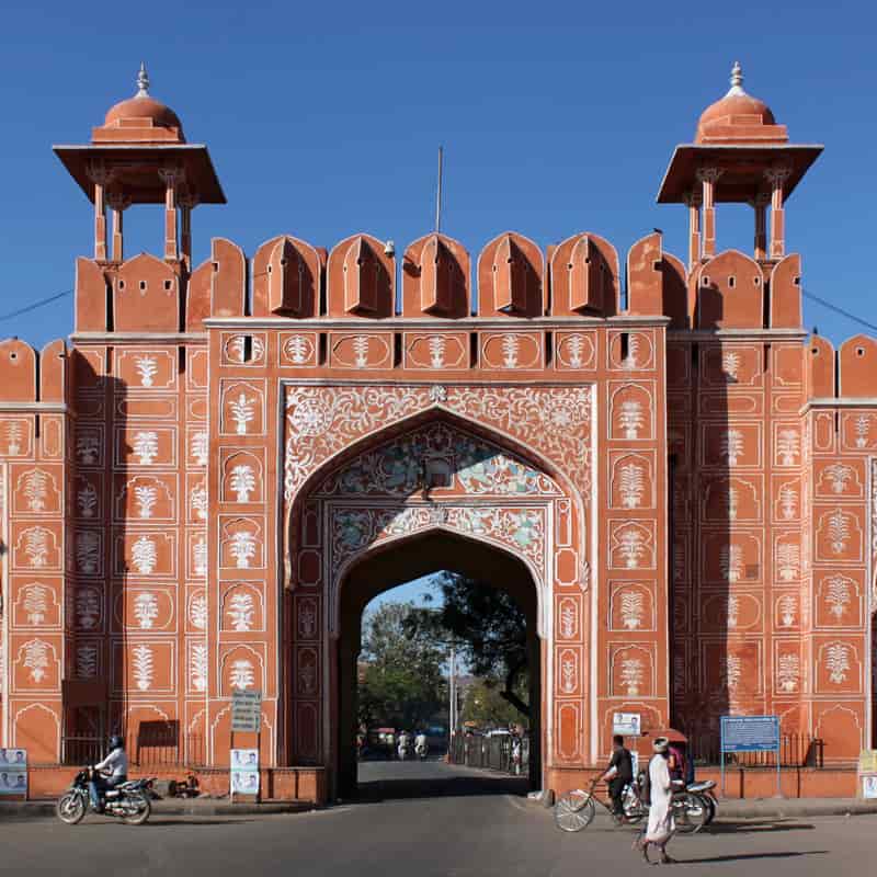 Ajmeri Gate was built in 1811