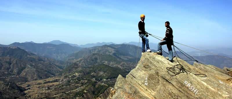 Enjoy rock climbing in Mukteshwar