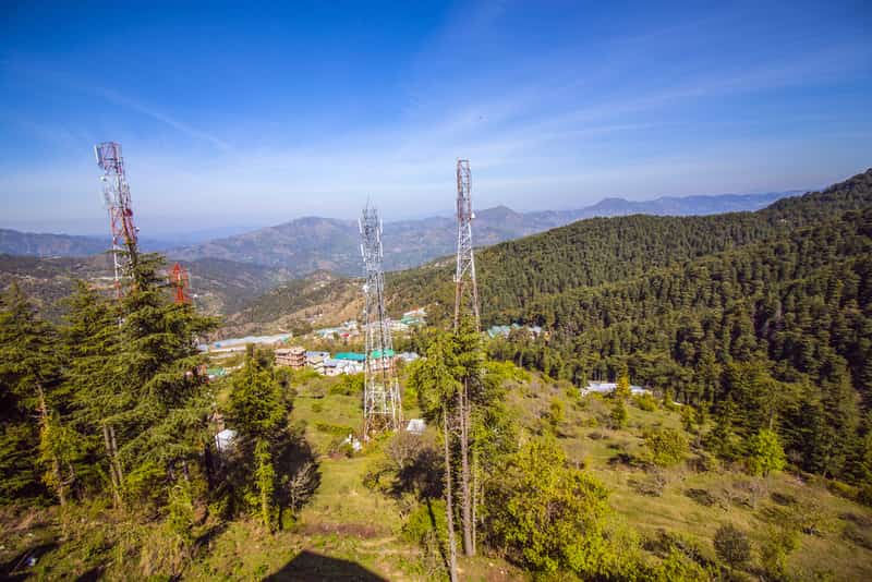 Enjoy stunning views of the hills at Chail