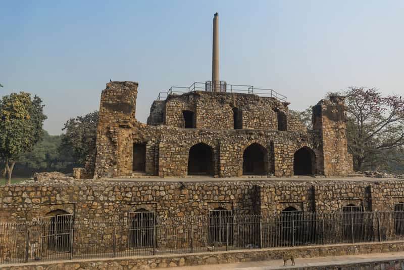 Feroz Shah Kotla was built in the 14th century