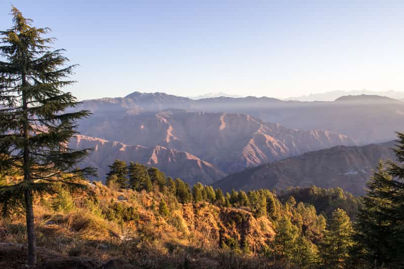 Gaze at splendid views of the sunrise from the mountains at Landour