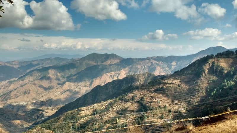 Scenic views of the hills in Dehradun
