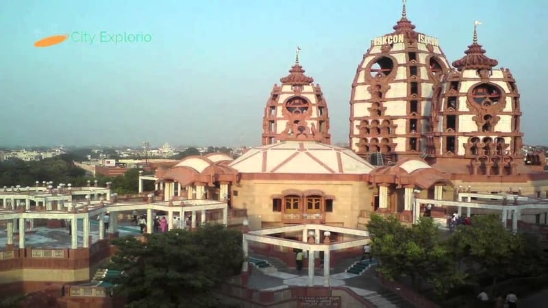 The ISKCON Temple at Delhi