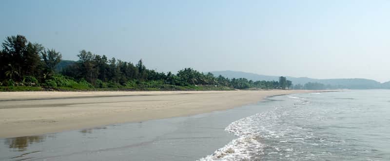 The Rewas Beach landscape