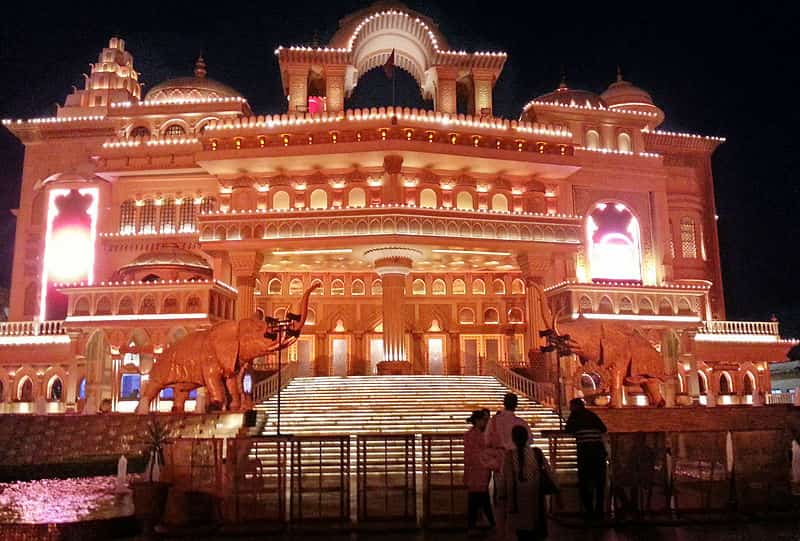 The entrance to one of the theatres at Kingdom of Dreams.