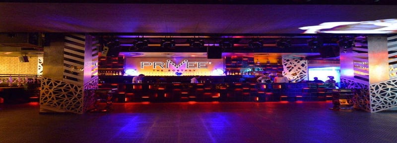 Privee is best visited in a large group