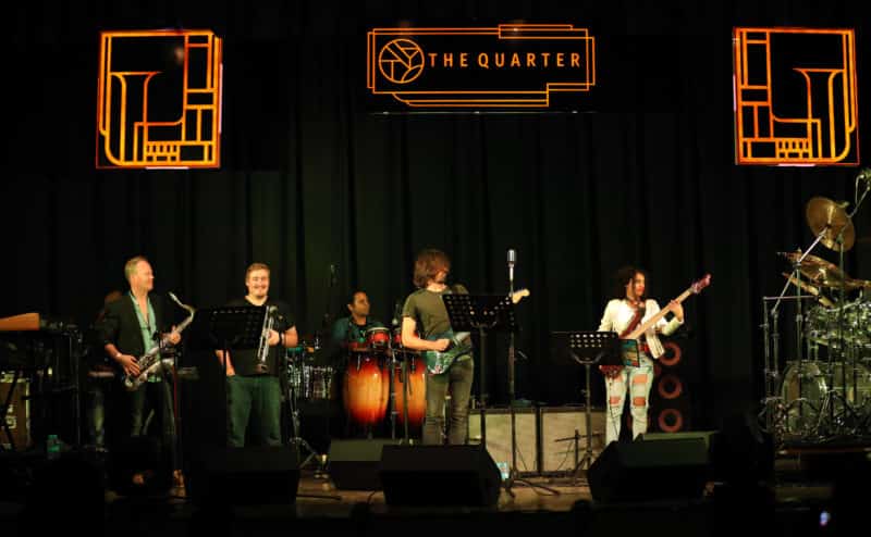 The Quarter is a good night time place to check out live music