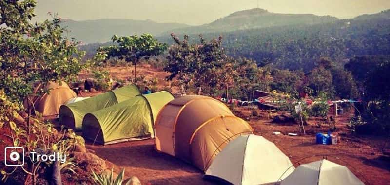 The campsite in Murud-Janjira.