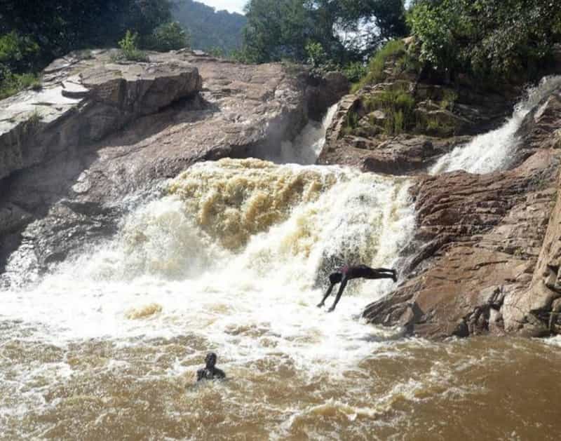 Amirthi Zoological Waterfalls in Amirthi Zoological Park