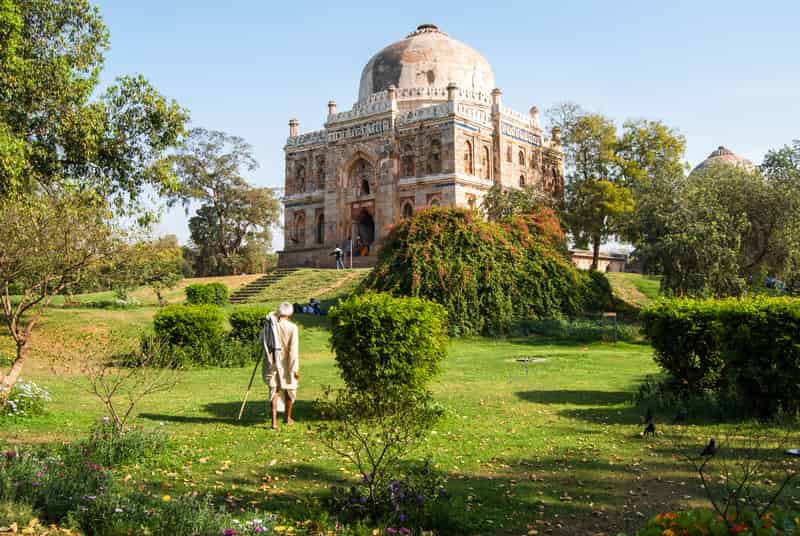 The famous Lodi Gardens in Delhi