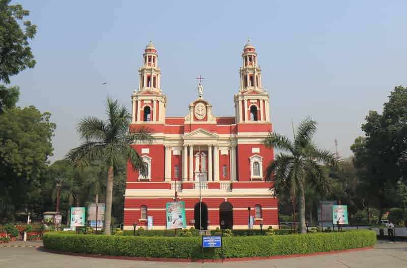  The peaceful Sacred Heart Cathedral in Delhi
