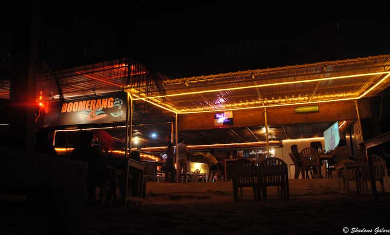 A beach shack at Colva Beach | best beach in goa for nightlife