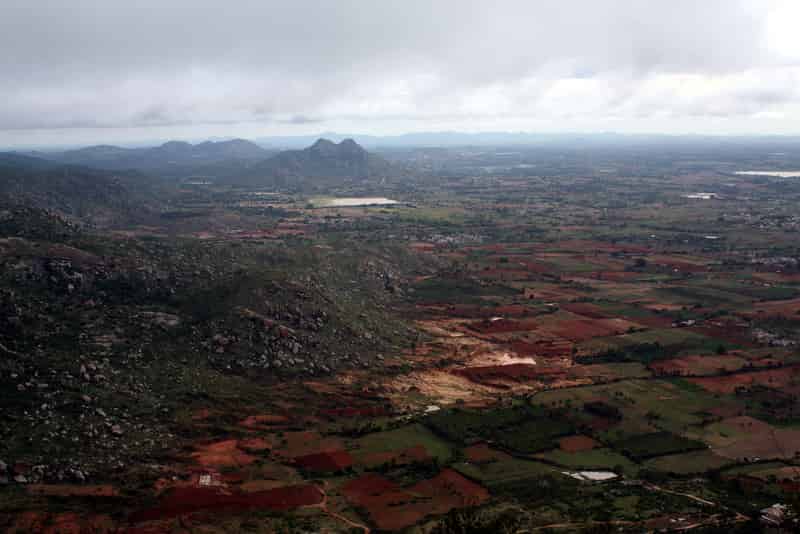 An Aerial View Of Skandagiri