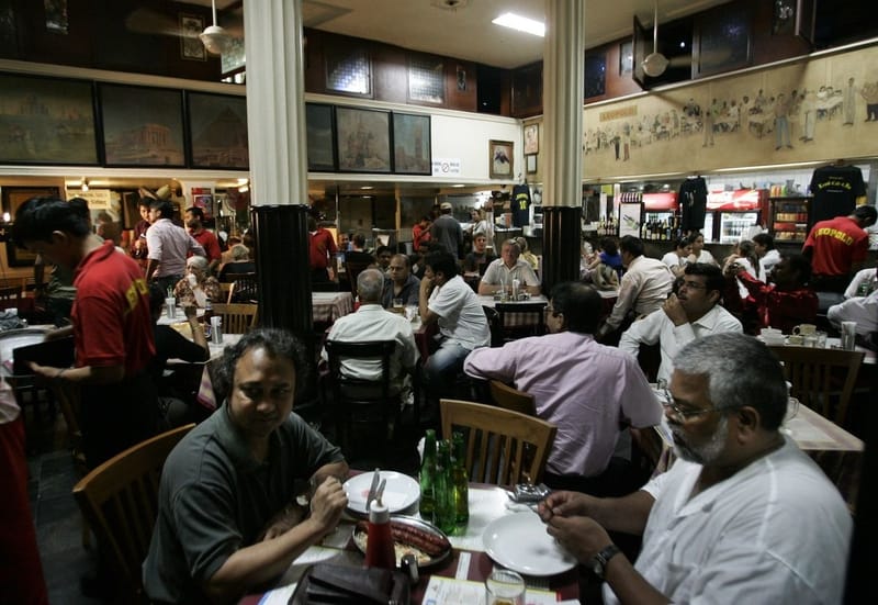 An iconic café in Mumbai