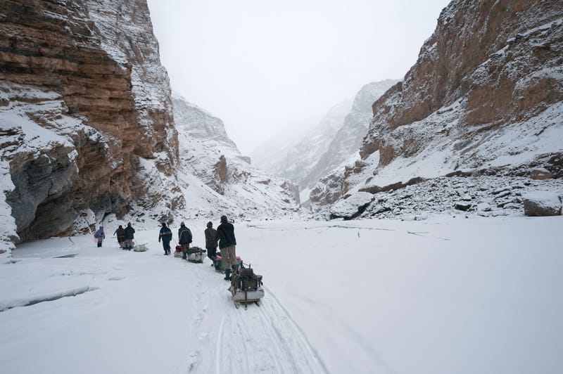 Chadar Trek on frozen Zanskar
