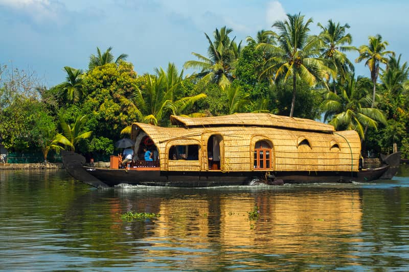 A Houseboat in Alleppey