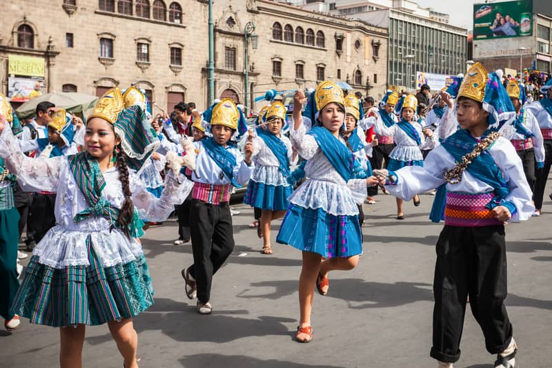 A cultural festival in Bolivia