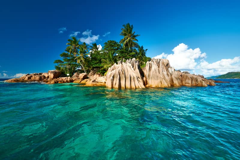 An island in Seychelles