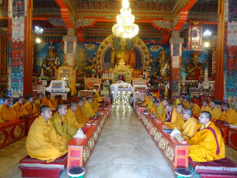 Ghoom Monastery interior