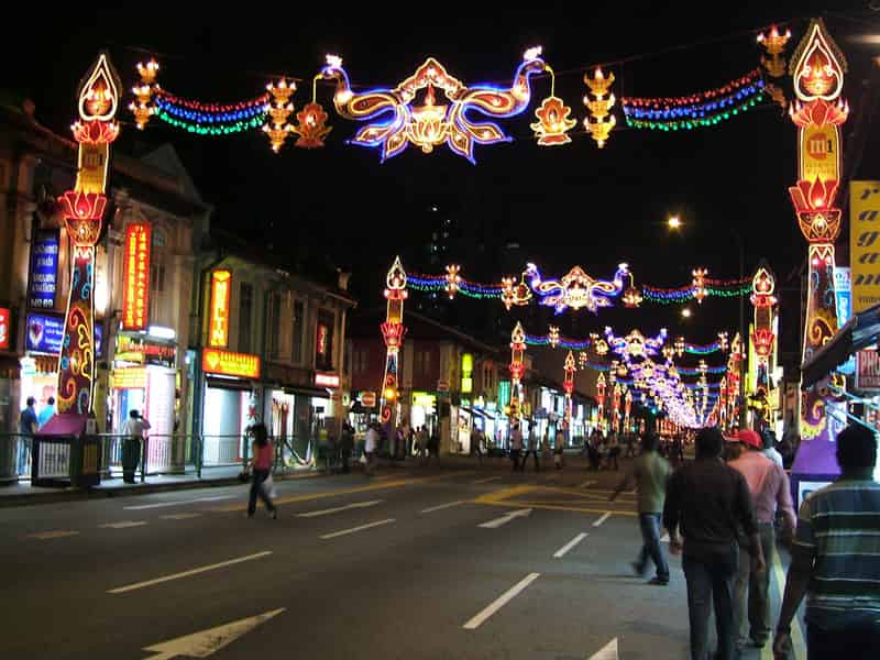 Streets in Mumbai Decorated For Christmas