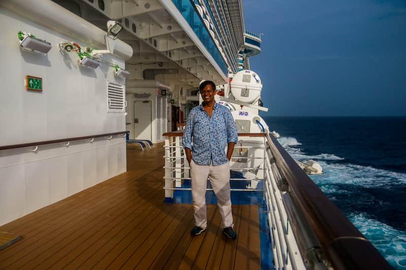 Abhinav in cruise