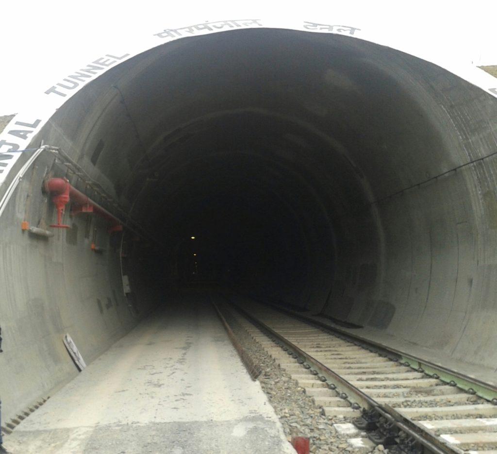 Pir Panjal Railway Tunnel, Jammu & Kashmir, engineering marvel in India