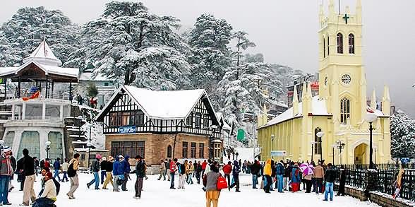 Shimla - places to celebrate Christmas in India