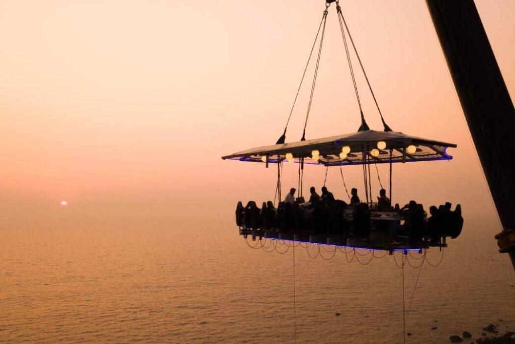 hanging restaurants in India