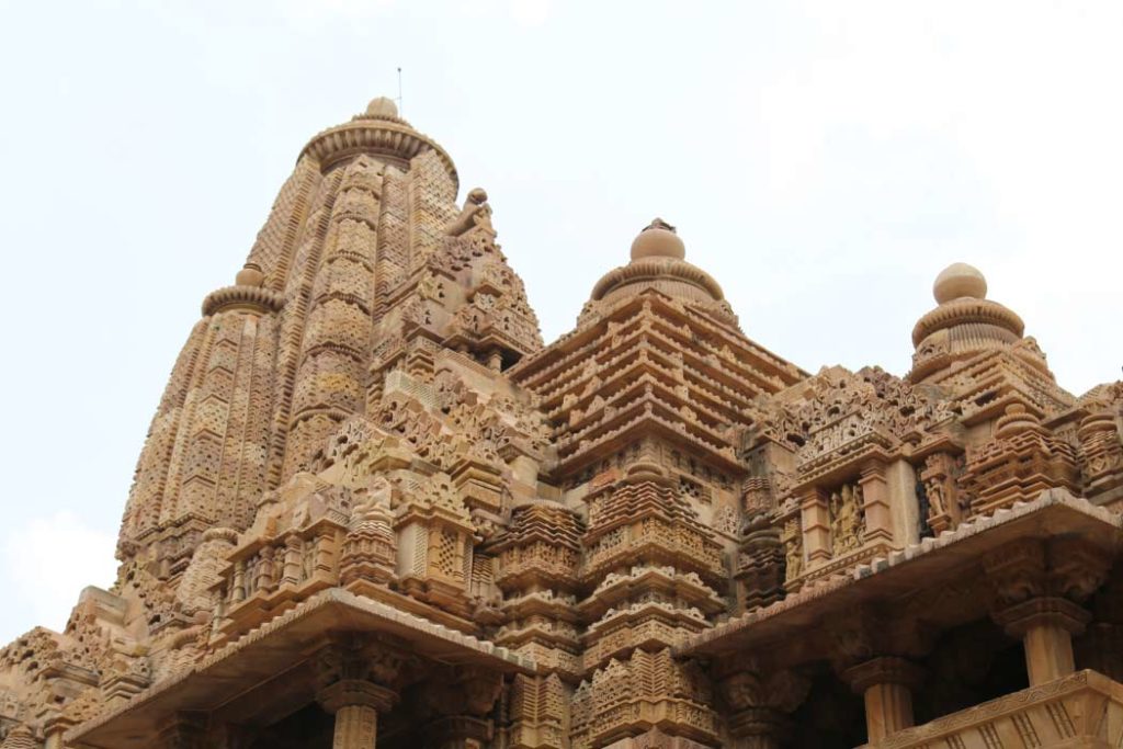 The grandeur of Khajuraho monuments