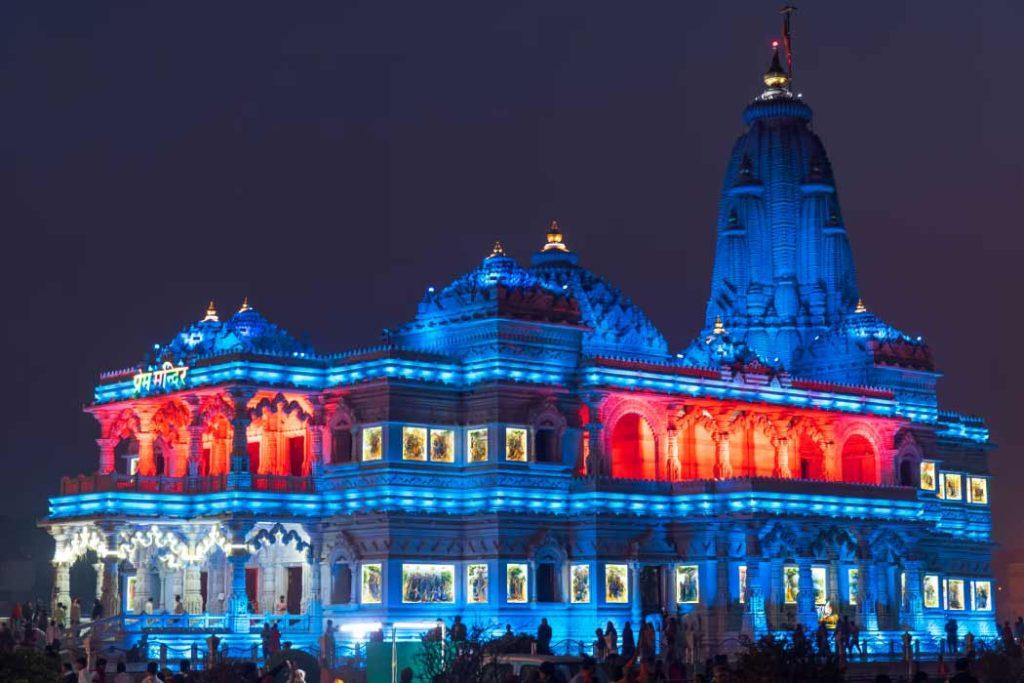 Vrindavan is one of the most popular holy places in India 