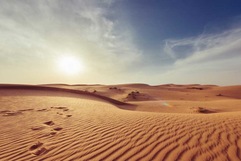 Great Indian Desert is one of the best things to do in Jaisalmer 