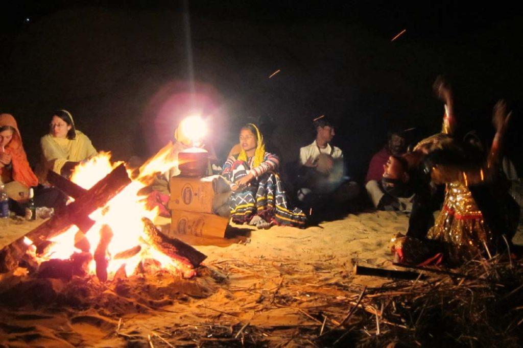 This is one of the best places to visit in Jaisalmer at night 