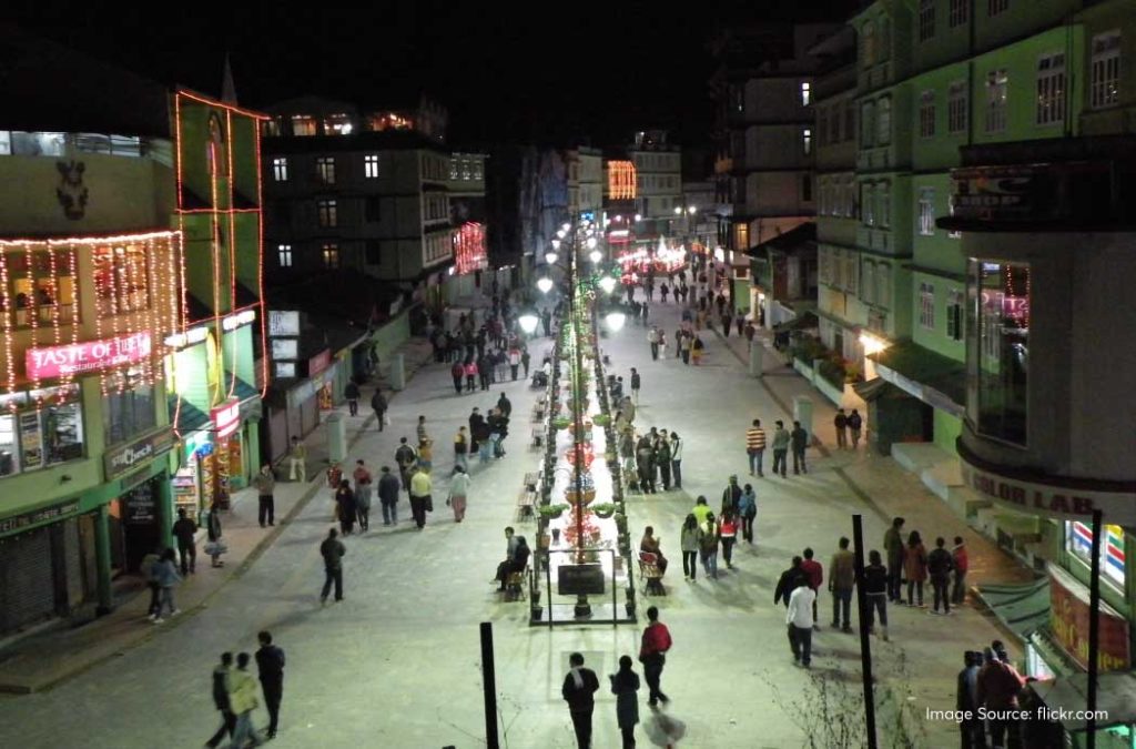 MG Road is one of the best places to visit in Gangtok 