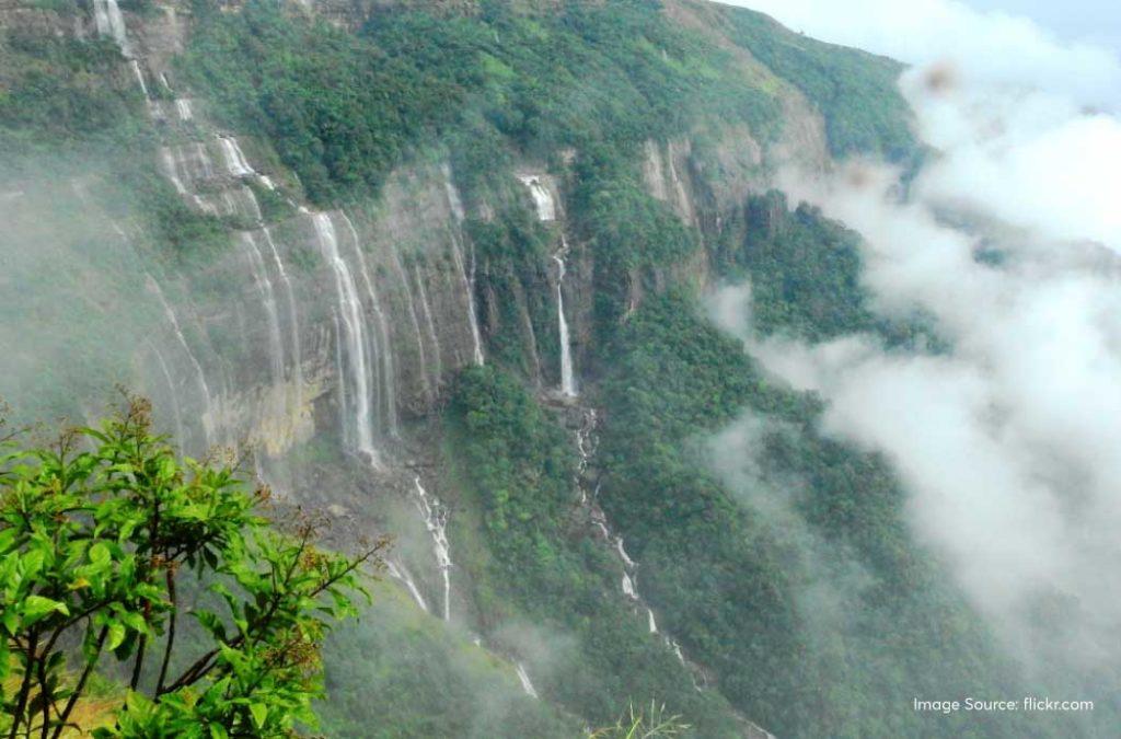 Seven Sister Waterfalls is one of the best places to visit in Gangtok 